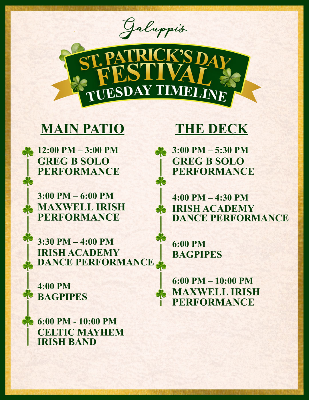 St. Patrick's Day Festival (Tuesday, March 17) - Image 3