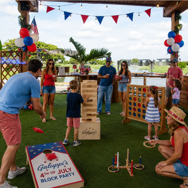 CORN HOLE, JENGA AND MORE GAMES