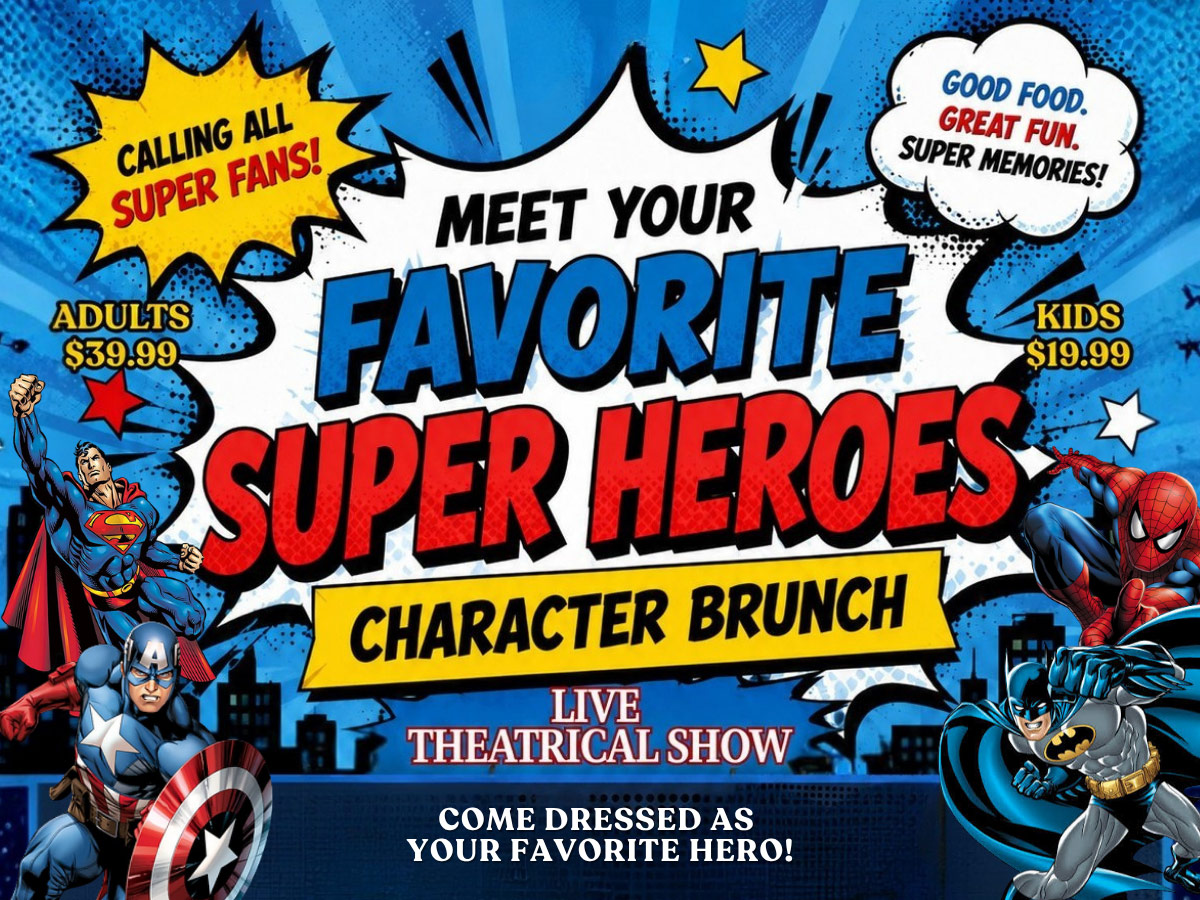 Super Hero Character Brunch