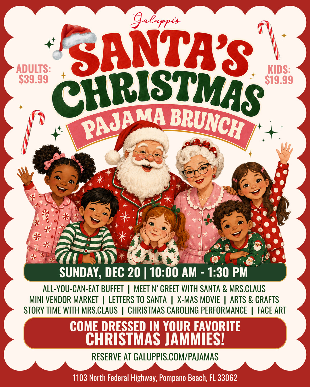 Santa’s X-Mas Pajama Brunch