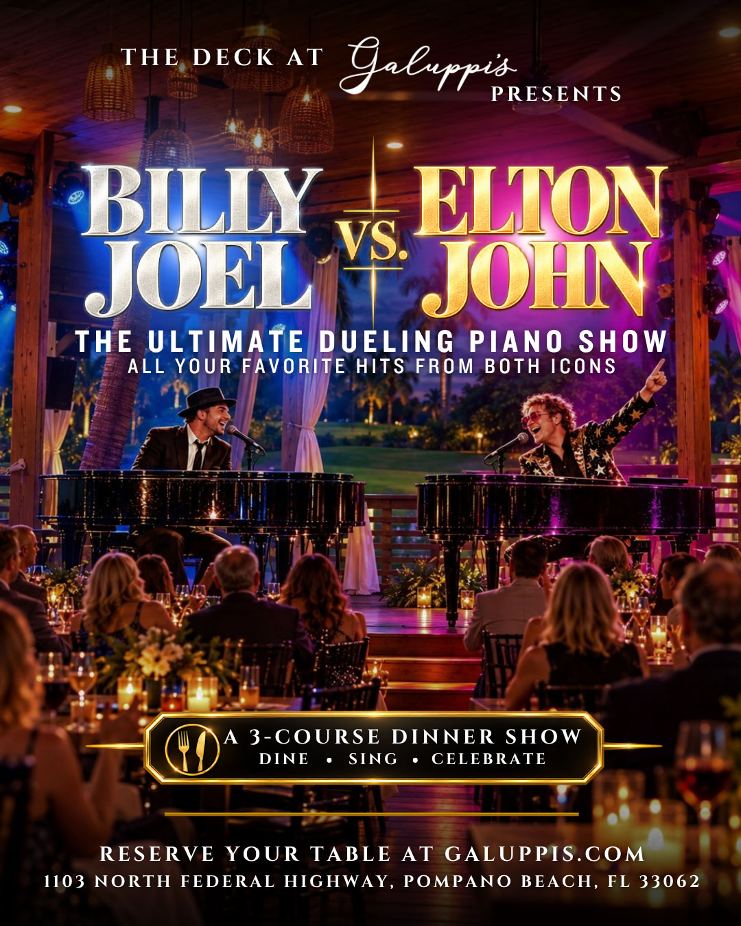 Elton John Billy Joel Dueling Piano Show