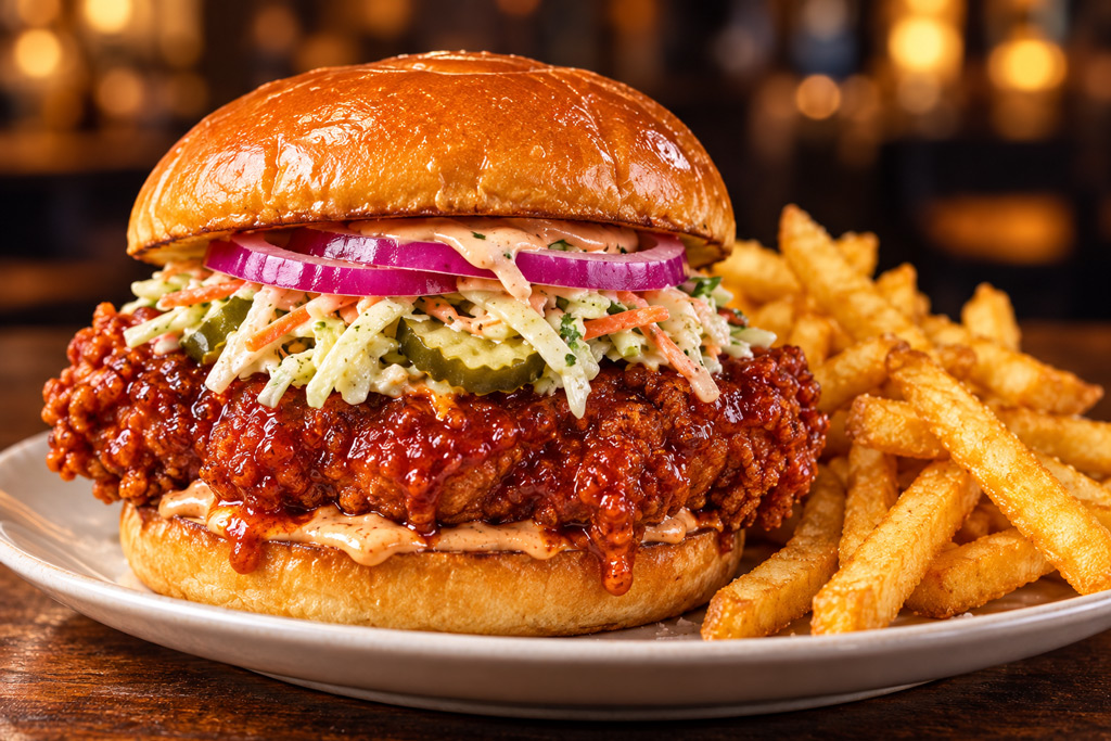 Nashville Fried Chicken Sandwich